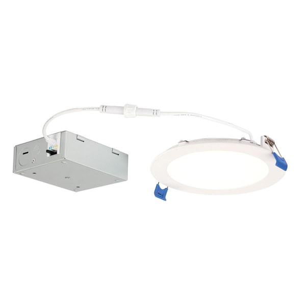 Westinghouse Recessed Down-Light LED Dimmablemable 11W 120V Clear Temp Select Slim 5In White 5205000 - main